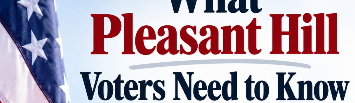 November 3 General Election: What Pleasant Hill Voters Need to Know Before Heading to the Polls