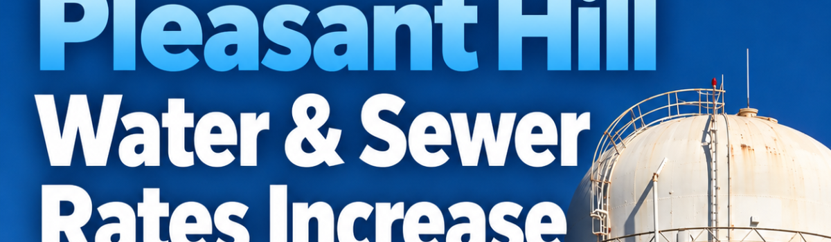 Pleasant Hill Water and Sewer Rate Increases